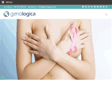 Tablet Screenshot of genologica.com